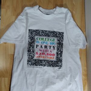 Vintage College Is One Big Party Gag Joke T-Shirt